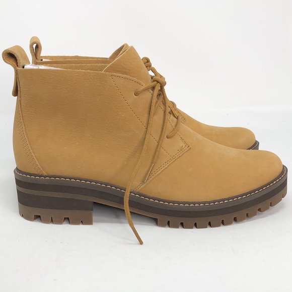Timberland Women’s Courmayeur Valley Chukka Wheat Nubuck Boots - Size 10 - Picture 12 of 15